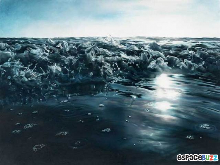 Illustration de l'article : Les tableaux incroyablement réalistes de l’artiste Zaria Forman