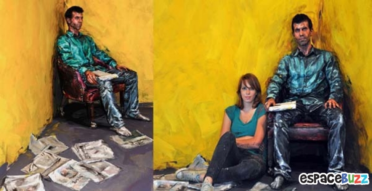 Illustration de l'article : On croirait ces peintures normales mais pourtant quand on les regarde de plus près...