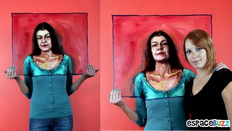 Illustration de l'article : On croirait ces peintures normales mais pourtant quand on les regarde de plus près...