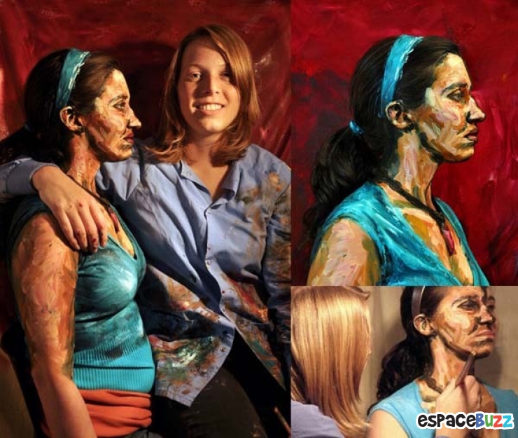 Illustration de l'article : On croirait ces peintures normales mais pourtant quand on les regarde de plus près...