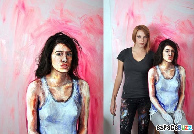 Illustration de l'article : On croirait ces peintures normales mais pourtant quand on les regarde de plus près...