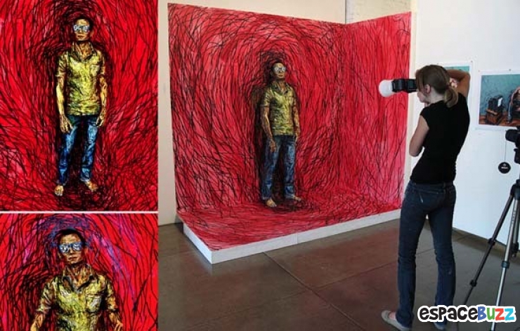 Illustration de l'article : On croirait ces peintures normales mais pourtant quand on les regarde de plus près...