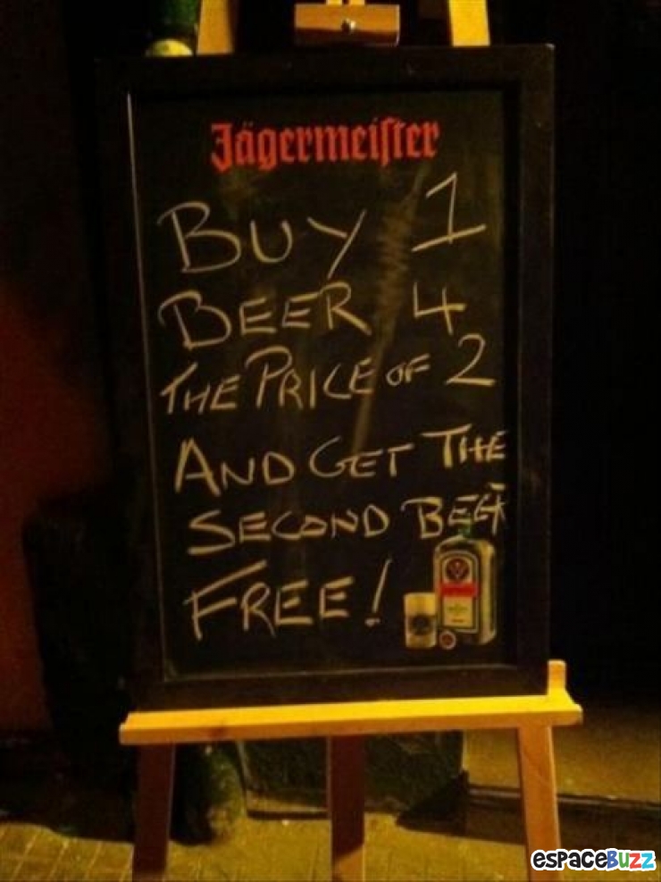 Illustration de l'article : 12 pancartes de bar originales et dr&ocirc;les