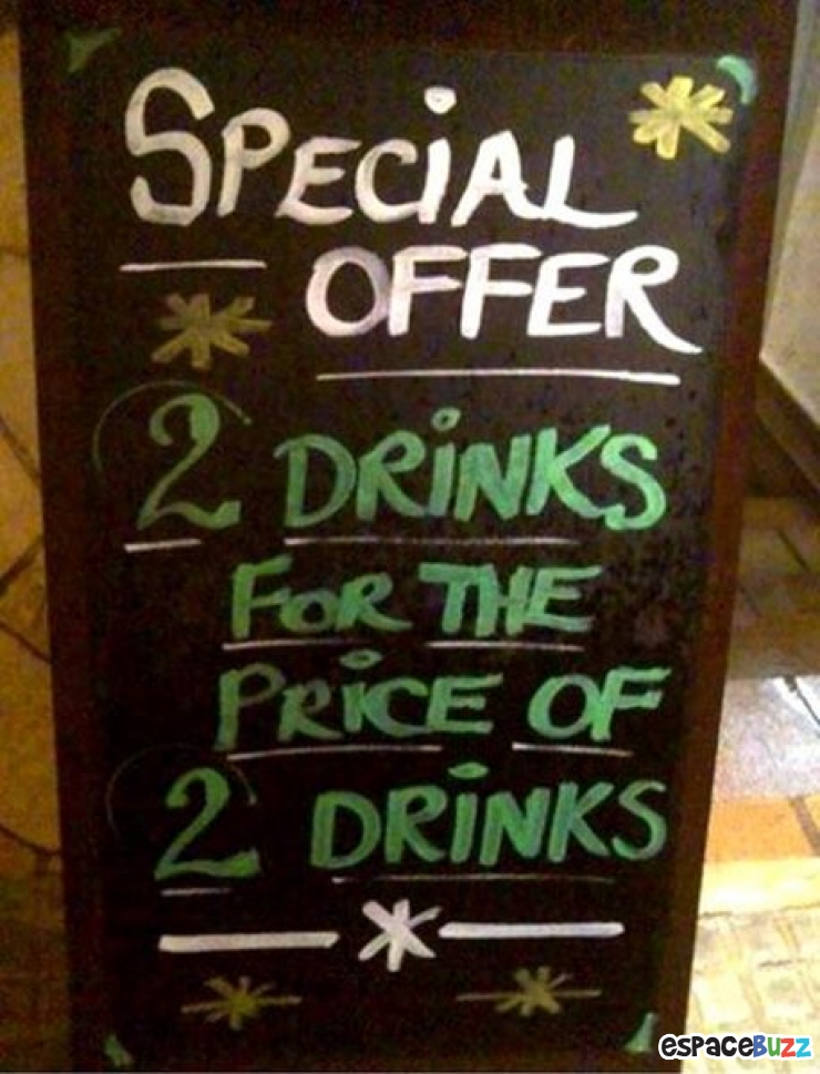 Illustration de l'article : 12 pancartes de bar originales et dr&ocirc;les