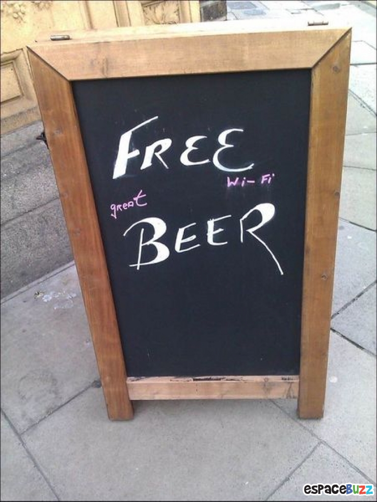 Illustration de l'article : 12 pancartes de bar originales et dr&ocirc;les