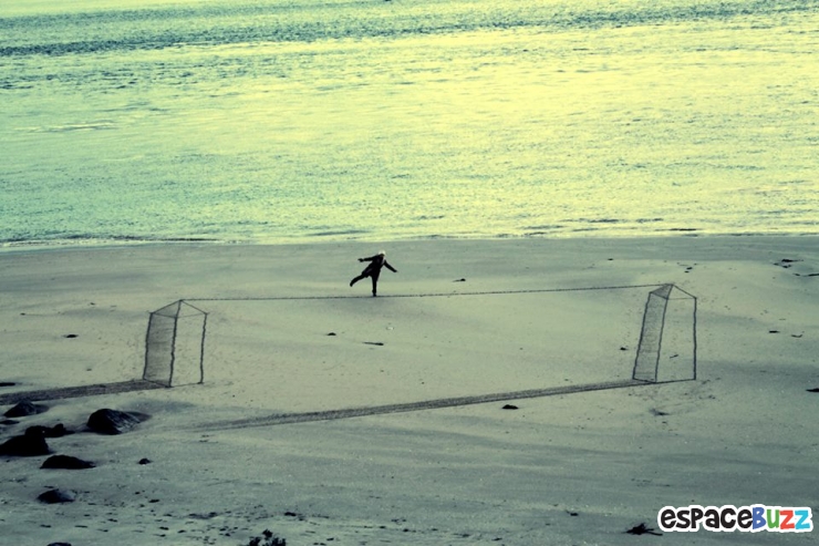 Illustration de l'article : 10 magnifiques dessins 3D créés sur du sable et réalisés par Jamie Harkins