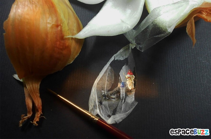 Illustration de l'article : 10 œuvres de micro-art par Hasan Kale