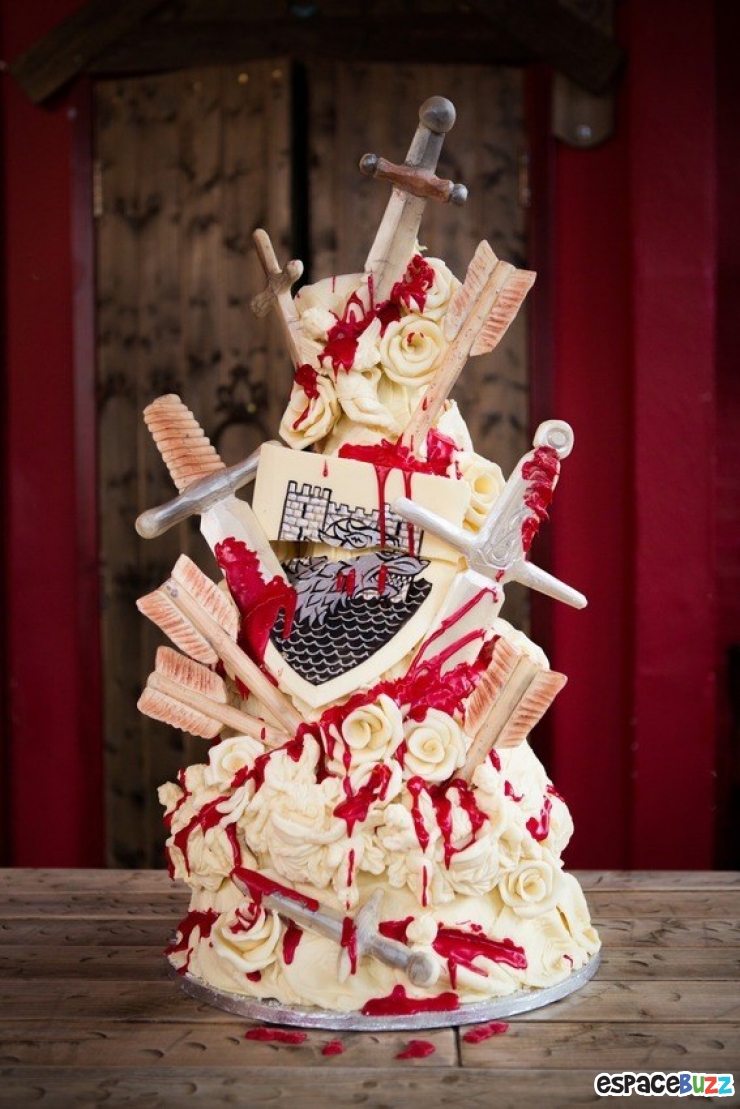 Illustration de l'article : Top 10 des gâteaux de mariage les plus Geek