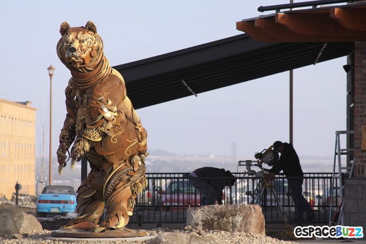 Illustration de l'article : Top 10 des meilleures sculptures en ferraille de John Lopez.