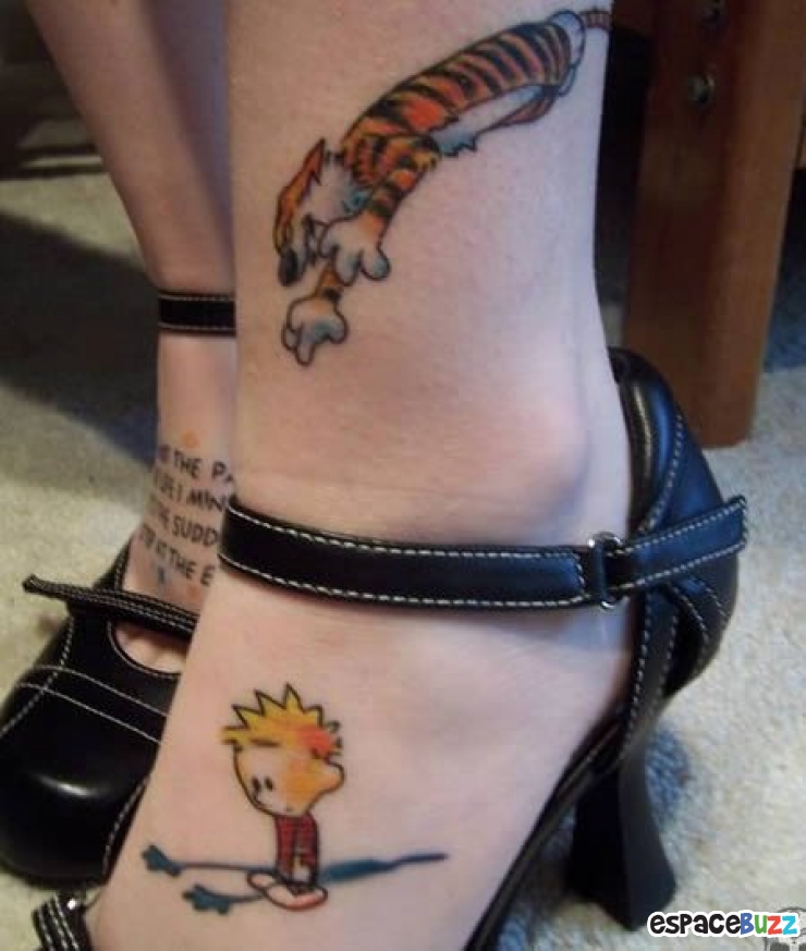 Illustration de l'article : Les 10 pires tatouages de pieds.