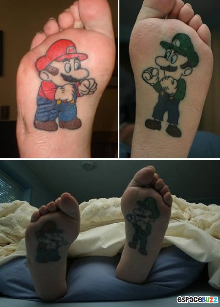 Illustration de l'article : Les 10 pires tatouages de pieds.