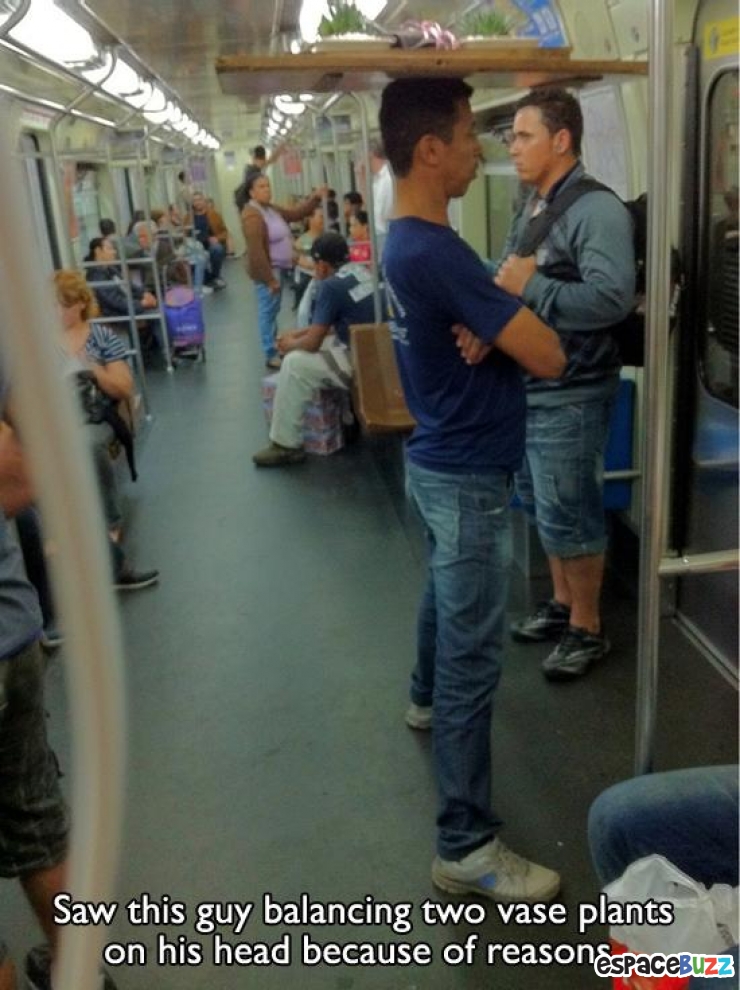 Illustration de l'article : Top 20 des personnes bizarres qu’on risque de croiser dans le métro.