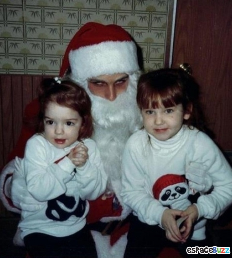 Illustration de l'article : 14 pères Noël que l'on croirait sortis tout droit d'un film d'épouvante