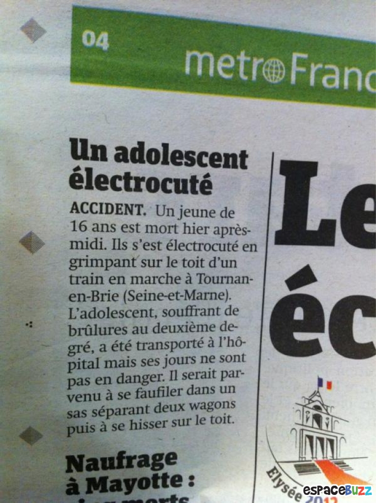 Illustration de l'article : Trouvez l'erreur: Vu dans le journal!