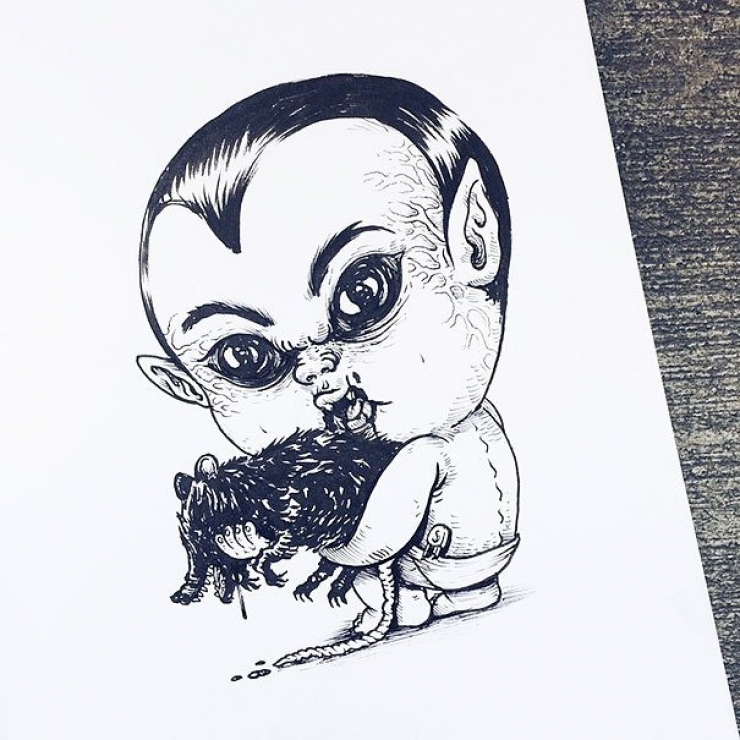 27 Surprenants Dessins De Bebes Monstres 27 Surprenants Dessins De Bebes Monstres