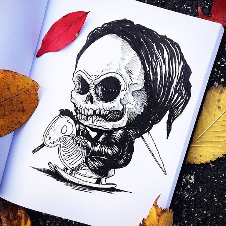 Illustration de l'article : 27 surprenants dessins de b&eacute;b&eacute;s monstres