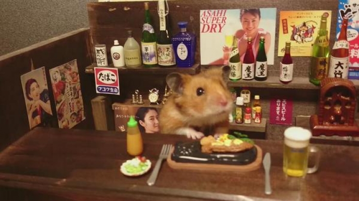 Illustration de l'article : Barmen ou restaurateurs, ces hamsters attendent leurs clients
