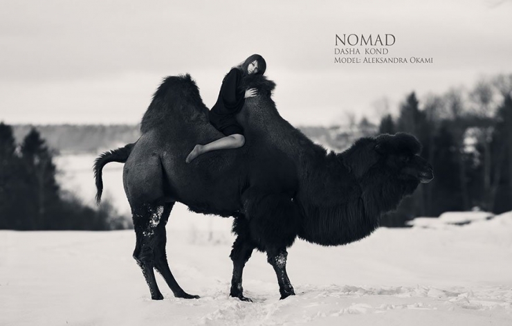 Illustration de l'article : Quand humains et animaux se marient pour des photos féériques à travers l'objectif de Darya Kondratyeva...