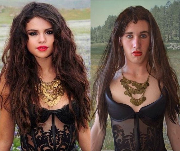 Illustration de l'article : Il tape la honte à des célébrités féminines en les imitant à la perfection!