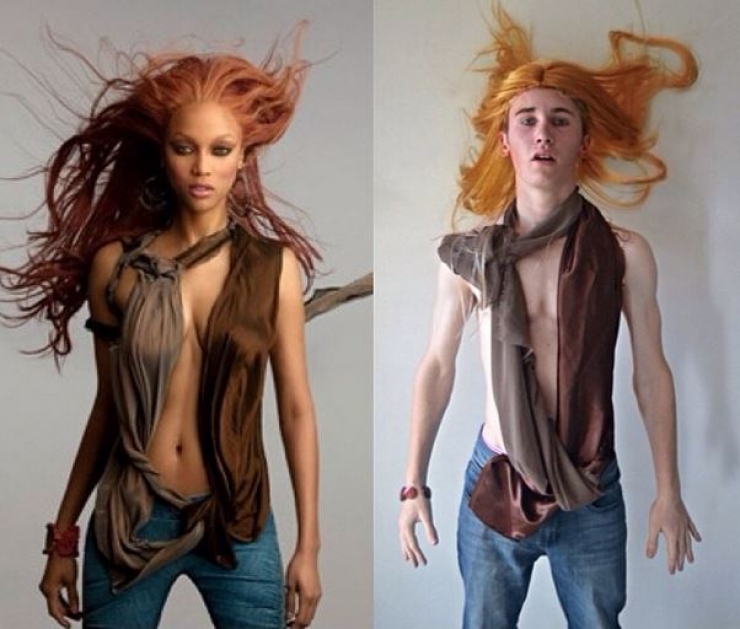 Illustration de l'article : Il tape la honte à des célébrités féminines en les imitant à la perfection!