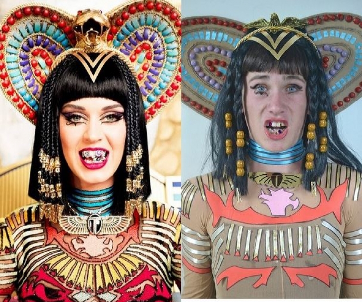 Illustration de l'article : Il tape la honte à des célébrités féminines en les imitant à la perfection!