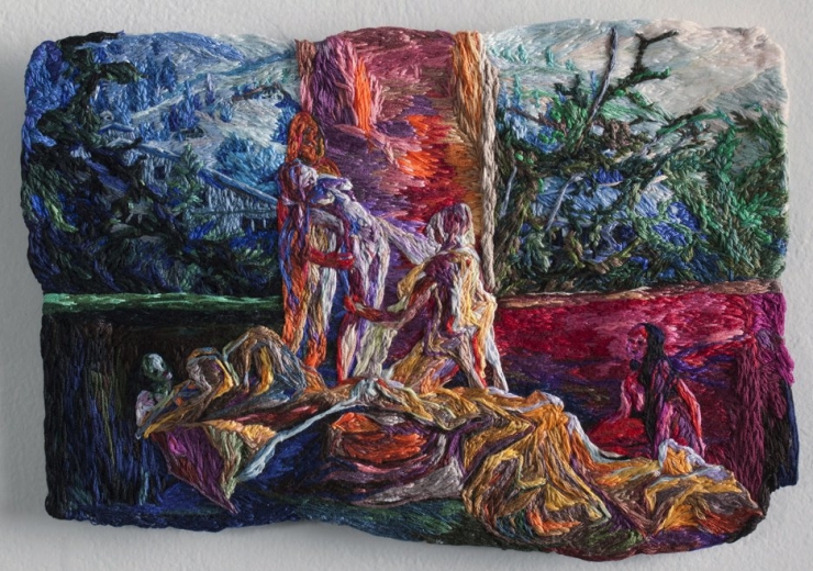 Illustration de l'article : Cette artiste "peint" en brodant : découvrez 9 de ses plus belles créations