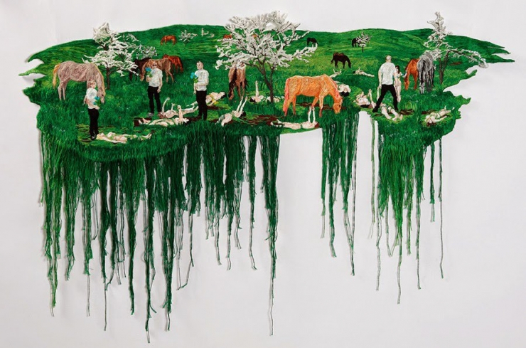 Illustration de l'article : Cette artiste "peint" en brodant : découvrez 9 de ses plus belles créations