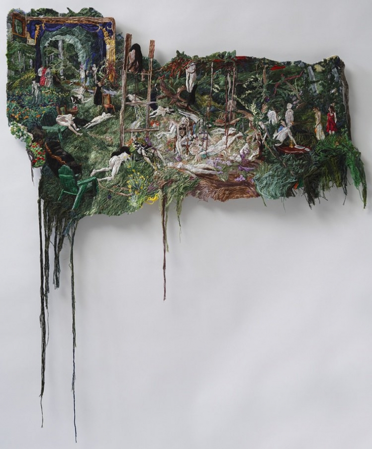 Illustration de l'article : Cette artiste "peint" en brodant : découvrez 9 de ses plus belles créations