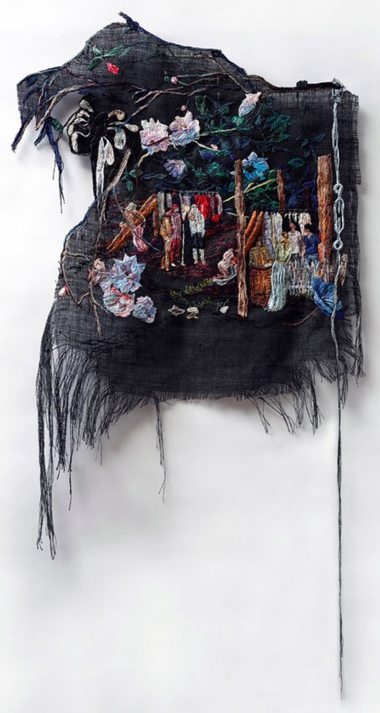 Illustration de l'article : Cette artiste "peint" en brodant : découvrez 9 de ses plus belles créations