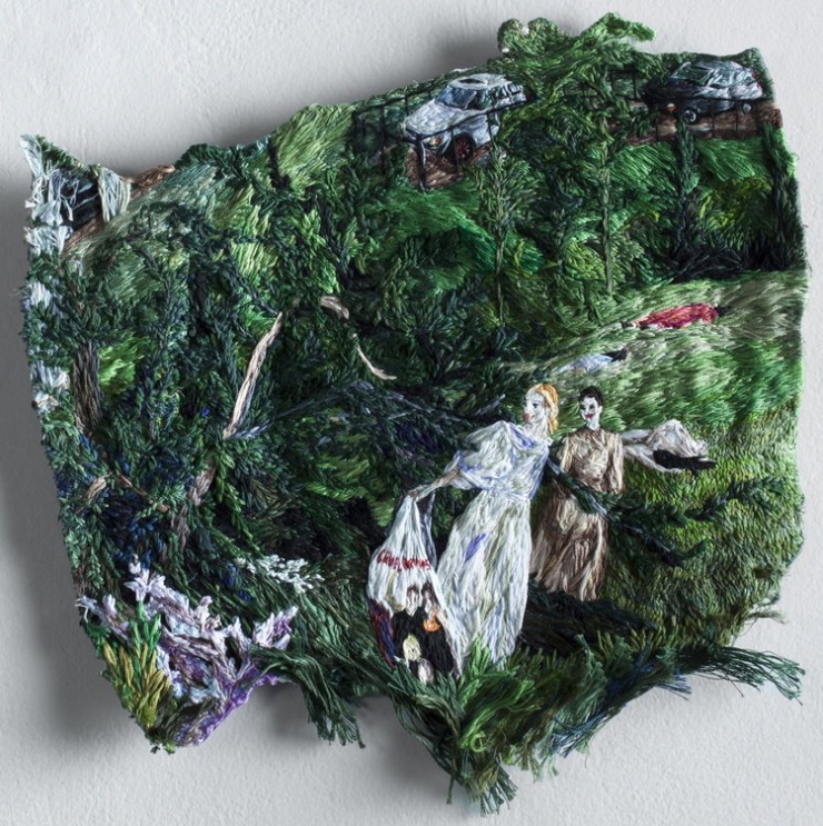 Illustration de l'article : Cette artiste "peint" en brodant : découvrez 9 de ses plus belles créations