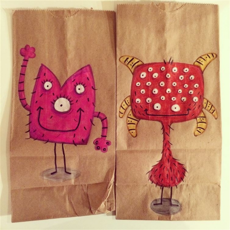 Illustration de l'article : Les sacs repas préparés par cette talentueuse maman sont coolissimes ! Voici 14 d'entre eux