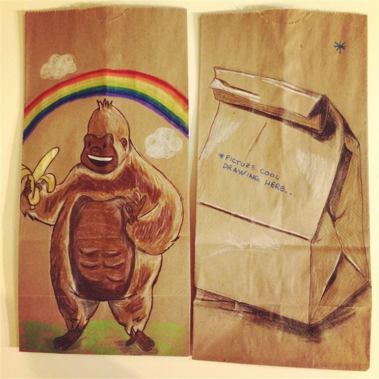 Illustration de l'article : Les sacs repas préparés par cette talentueuse maman sont coolissimes ! Voici 14 d'entre eux