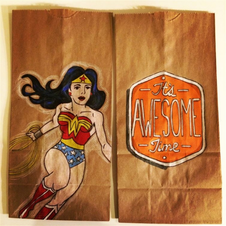 Illustration de l'article : Les sacs repas préparés par cette talentueuse maman sont coolissimes ! Voici 14 d'entre eux