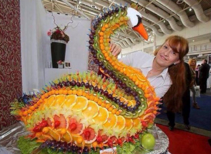 Illustration de l'article : 14 jolies compositions de food art avec des fruits