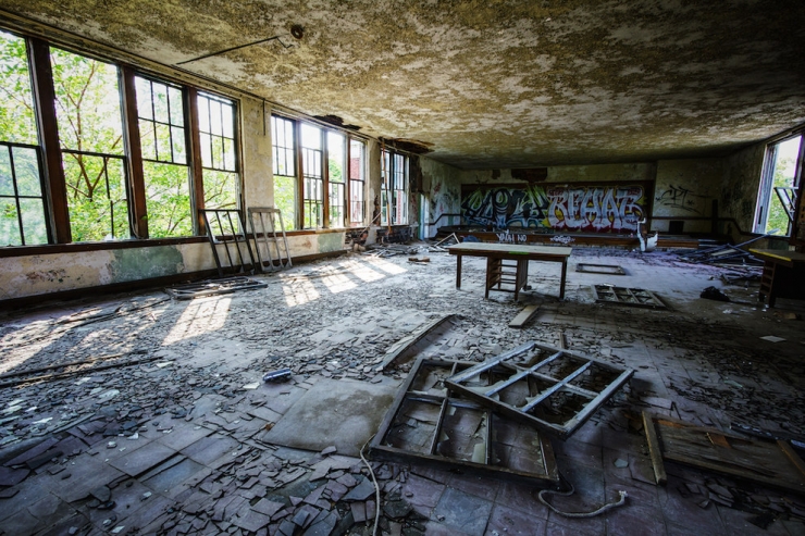 Illustration de l'article : 17 photos d'écoles désaffectées, signées Chris Luckhardt