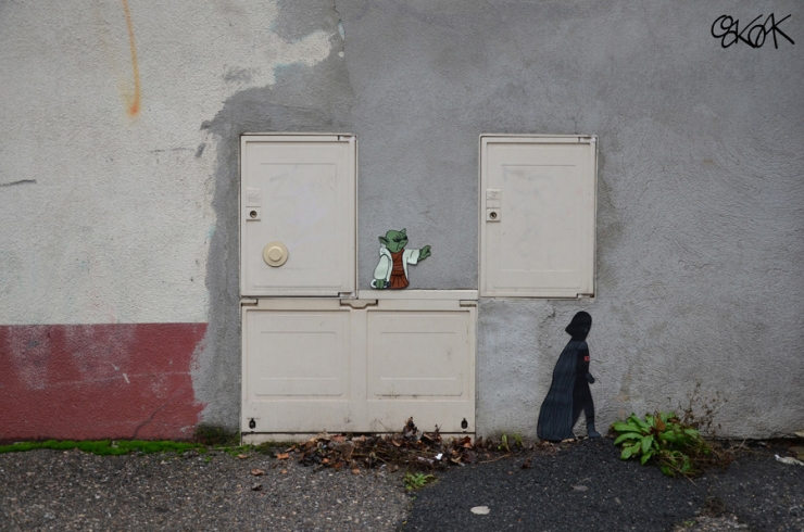Illustration de l'article : 13 superbes oeuvres de street-art signées Oak Oak