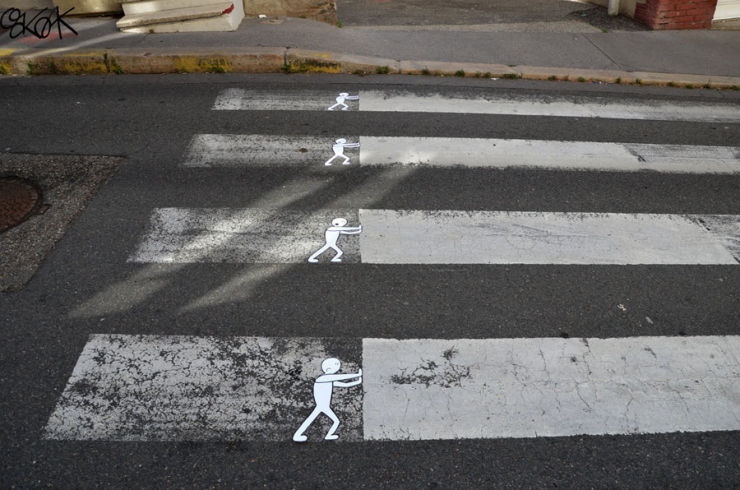 Illustration de l'article : 13 superbes oeuvres de street-art signées Oak Oak