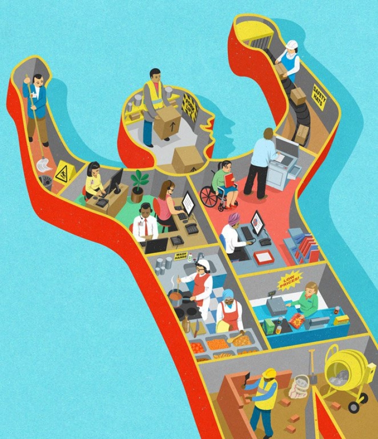 Illustration de l'article : Par ses illustrations, il dénonce les travers de la société moderne : en voici 43 exemples