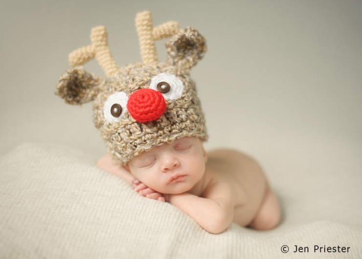Illustration de l'article : Noël arrive à grands pas, l'occasion de découvrir ces 29 bébés parfaitement dans l'esprit de cette fête!