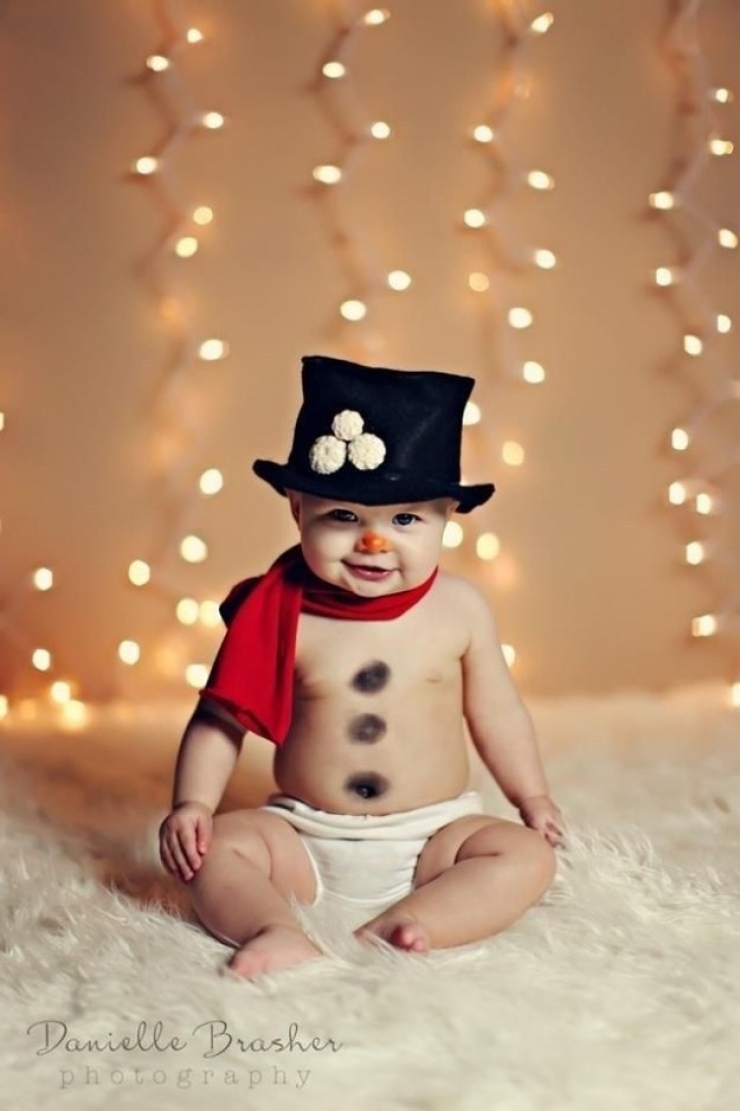 Illustration de l'article : Noël arrive à grands pas, l'occasion de découvrir ces 29 bébés parfaitement dans l'esprit de cette fête!