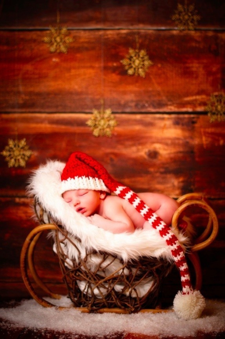 Illustration de l'article : Noël arrive à grands pas, l'occasion de découvrir ces 29 bébés parfaitement dans l'esprit de cette fête!
