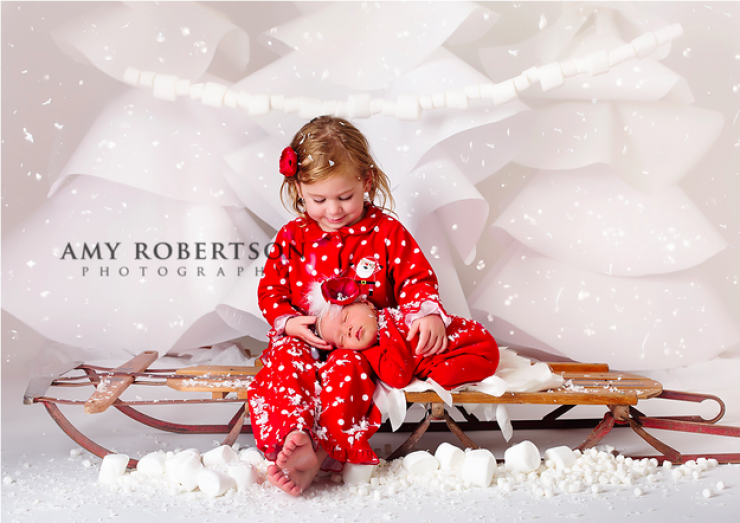 Illustration de l'article : Noël arrive à grands pas, l'occasion de découvrir ces 29 bébés parfaitement dans l'esprit de cette fête!