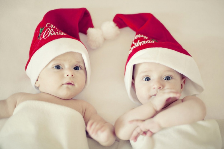 Illustration de l'article : Noël arrive à grands pas, l'occasion de découvrir ces 29 bébés parfaitement dans l'esprit de cette fête!