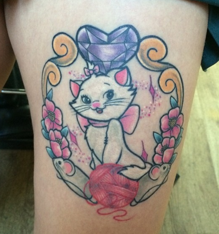 Illustration de l'article : 17 tatouages inspirés de l'univers Disney