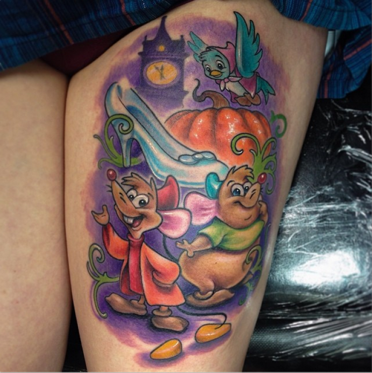 Illustration de l'article : 17 tatouages inspirés de l'univers Disney