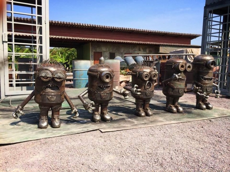 Illustration de l'article : Admirez ces 9 statues métalliques réalisées par l'atelier thaïlandais BanHunLek