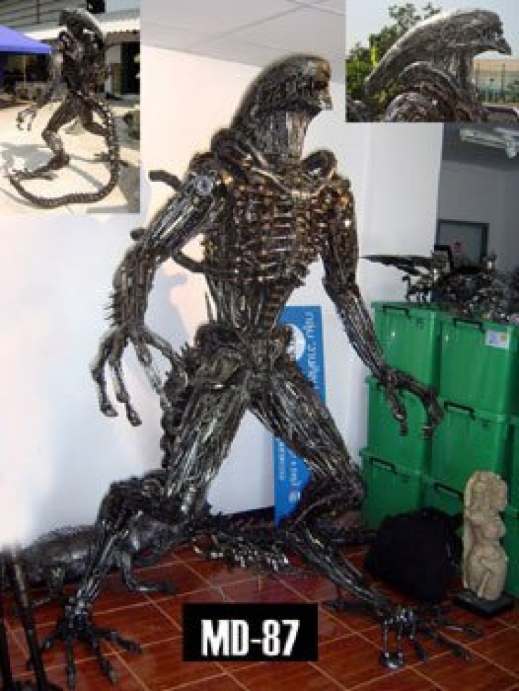 Illustration de l'article : Admirez ces 9 statues métalliques réalisées par l'atelier thaïlandais BanHunLek