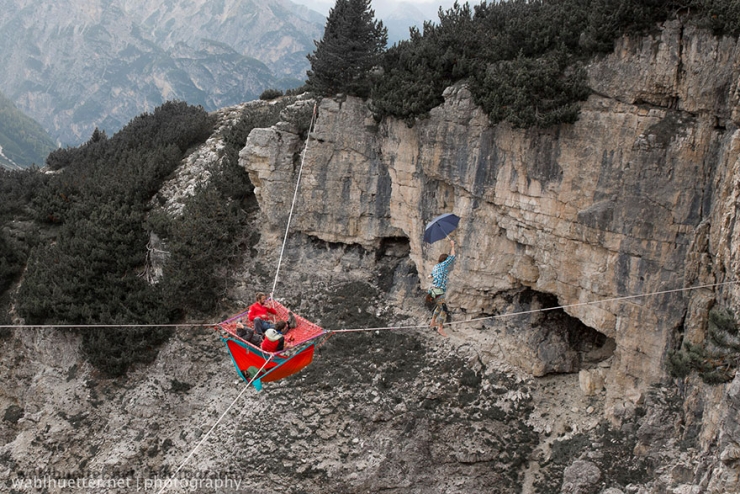 Illustration de l'article : Highline Reunion de Monte Piana : le rendez-vous des casse-cous qui n'ont pas le vertige