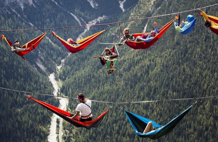 Illustration de l'article : Highline Reunion de Monte Piana : le rendez-vous des casse-cous qui n'ont pas le vertige