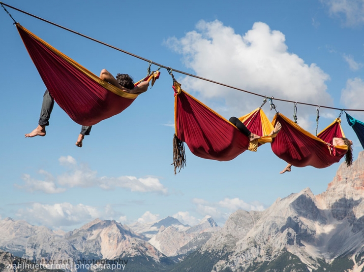 Illustration de l'article : Highline Reunion de Monte Piana : le rendez-vous des casse-cous qui n'ont pas le vertige